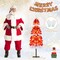 5FT Pre-Lit Artificial Christmas Tree with 301 Red and White Branch Tips